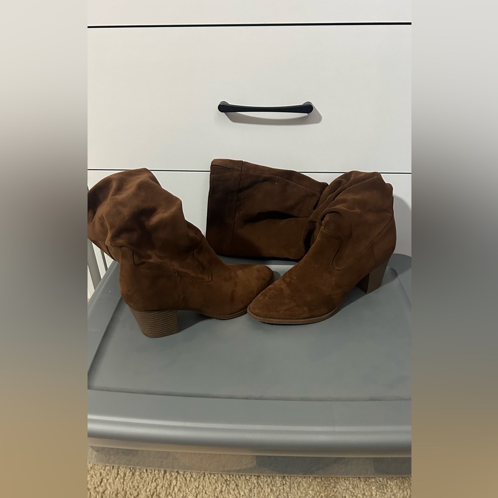 Time and Tru Brown Knee High Boots